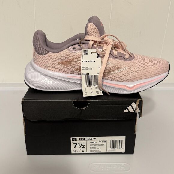 Adidas Response W Shoes Womens Size 7.5 Pink Running Ortholite Athletic IH6014 - Picture 12 of 14